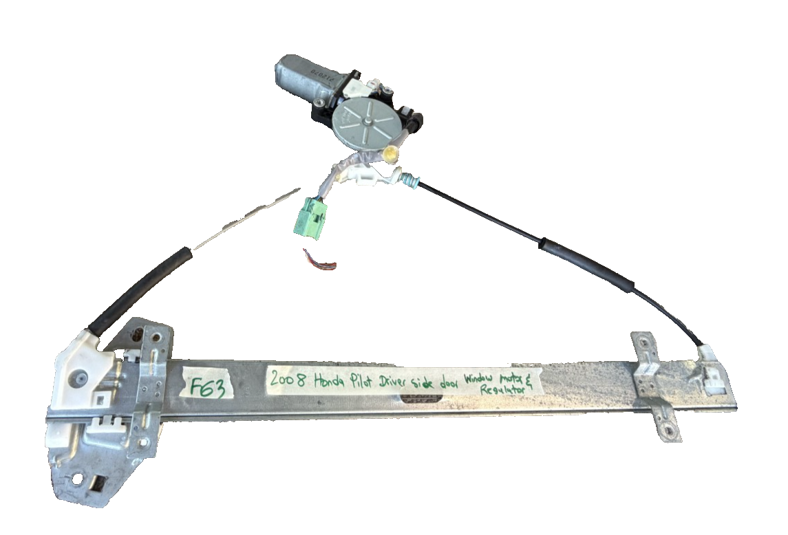 08 2008 Honda Pilot Left LH Driver Door Window Regulator with Motor Assy
