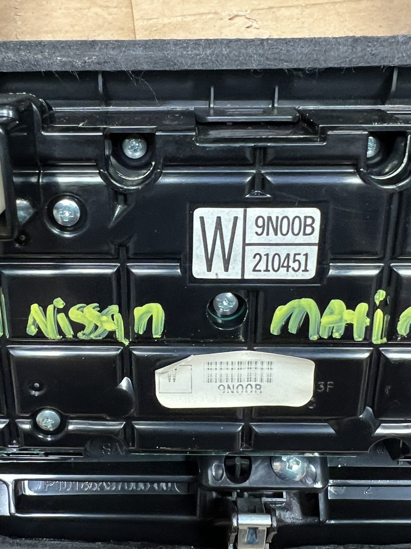 2009-2014 Nissan Maxima Radio Control Panel Bezel Trim OEM 9N00B-210451