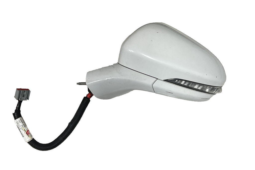 2013-2014 Ford Fusion Side View Power Door Mirror Driver Left LH OEM White