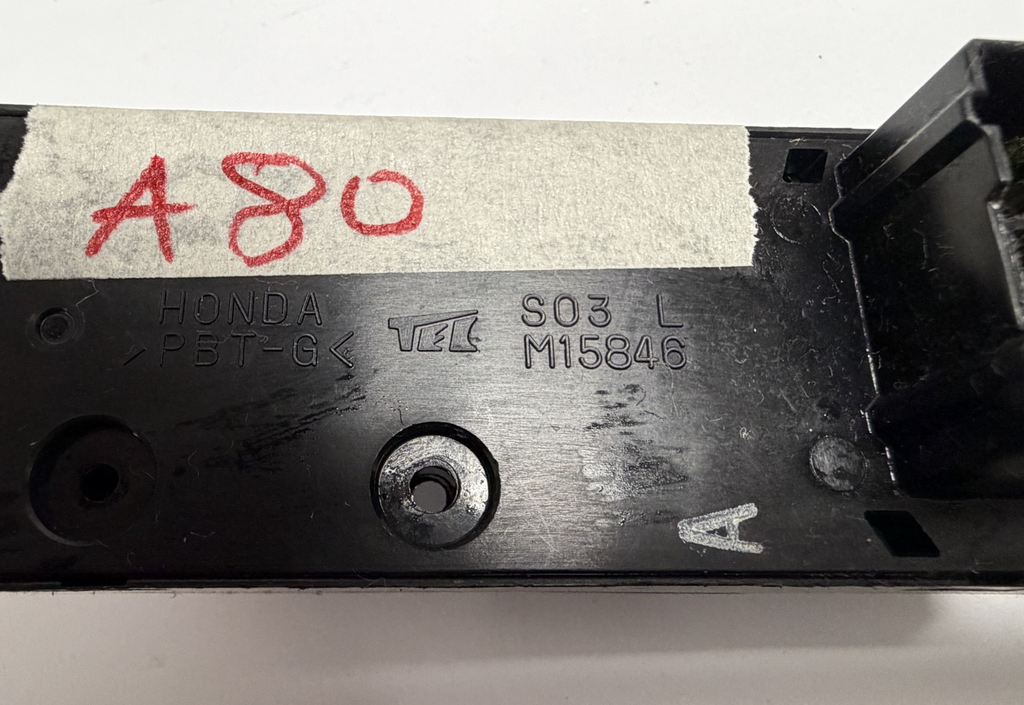 96 97 98 99 00 Honda Civic Master Power Window Switch Left LH M15846 Black