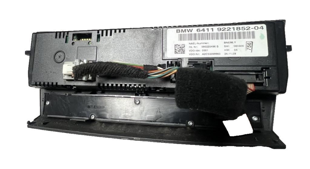 11 BMW 3 Series E90 E92 Temperature Climate Heater Control Panel 9221852