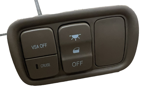 2005-2008 Honda Pilot VSA Off Cruise Dome Light Control Switch OEM Tan
