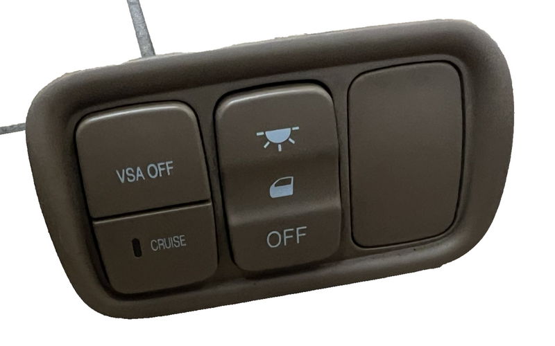 2005-2008 Honda Pilot VSA Off Cruise Dome Light Control Switch OEM Tan
