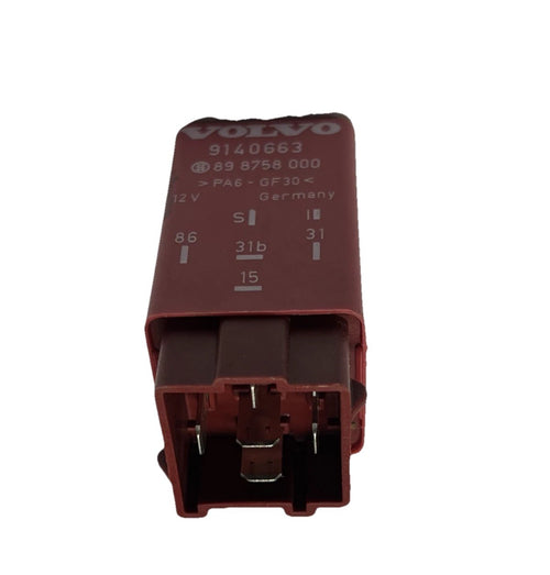 Volvo Intermittent Windshield Wiper Relay Module OEM 9140663, 89 8758 000