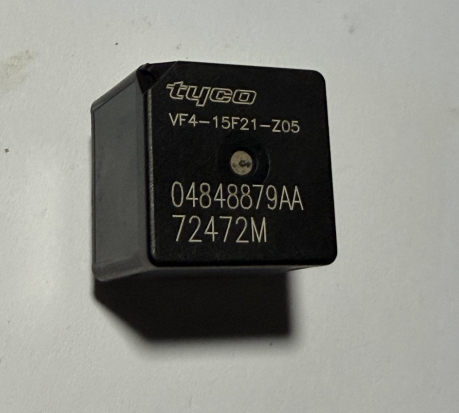 Tyco 5 Pin Relay VF4 15F21 Z05, 04848879AA 72472M fits Chrysler Jeep Dodge