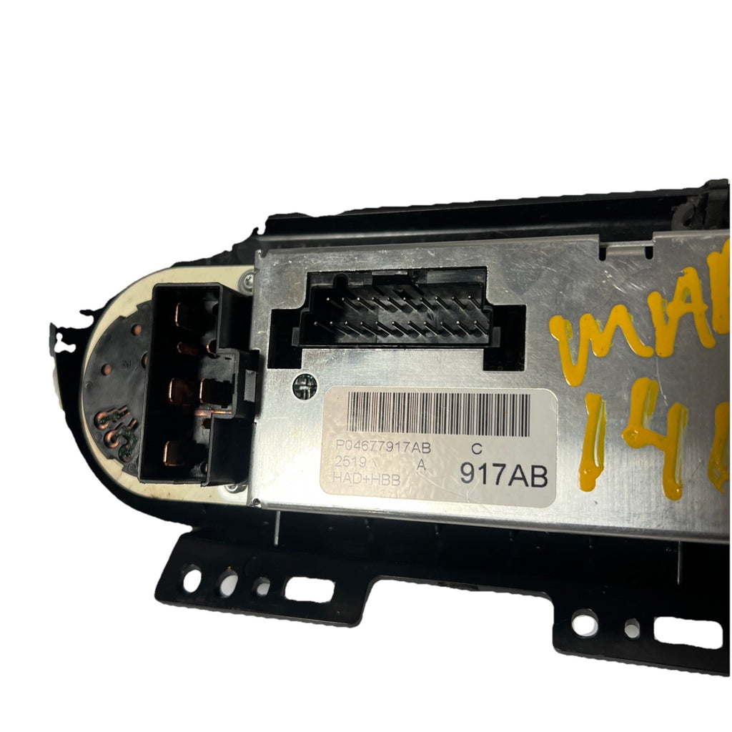 1996-2000 Dodge Caravan AC Climate Radio Control Panel Bezel OEM P04677917AB