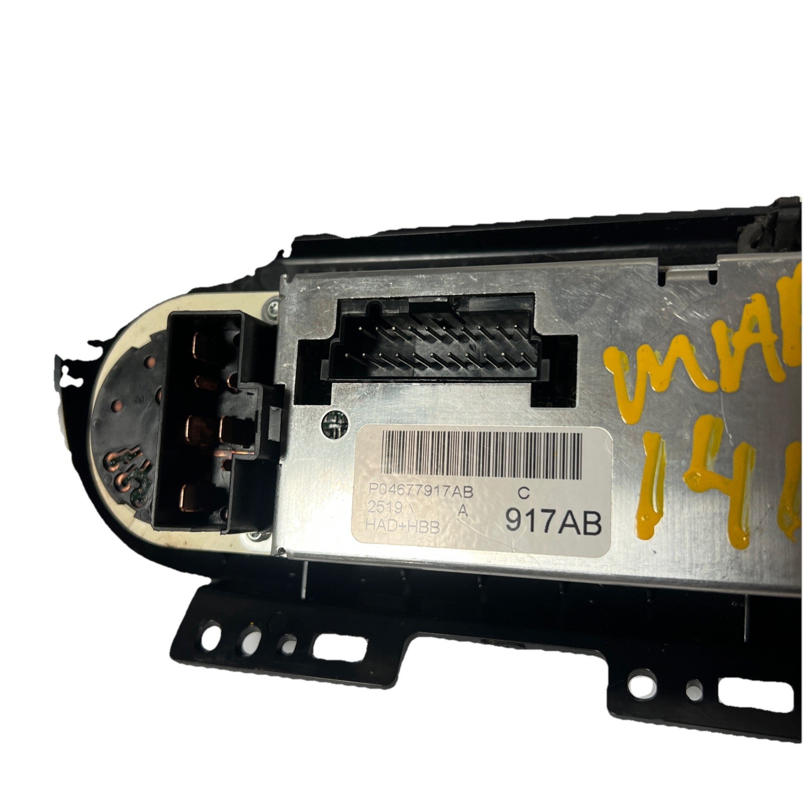 1996-2000 Dodge Caravan AC Climate Radio Control Panel Bezel OEM P04677917AB