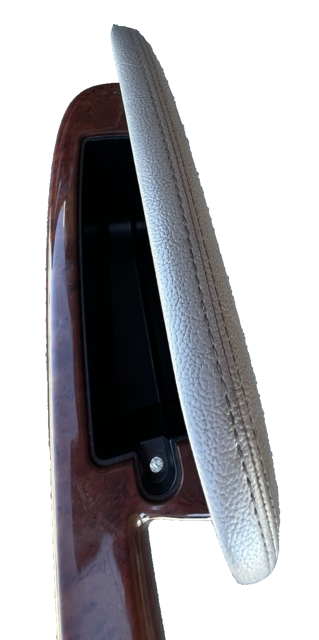 04-10 Toyota Sienna Front Left Side Door Armrest with Master Switch Woodgrain