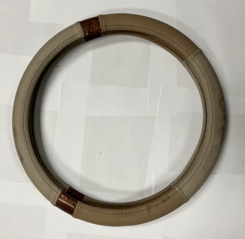 Steering Wheel Cover Tricolor Tan for Steering Wheel Protection Universal Fit by Unbranded