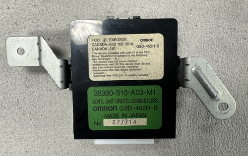 1997-2001 Honda CRV Door Control Keyless Entry Module 38380 S10 A03 M1