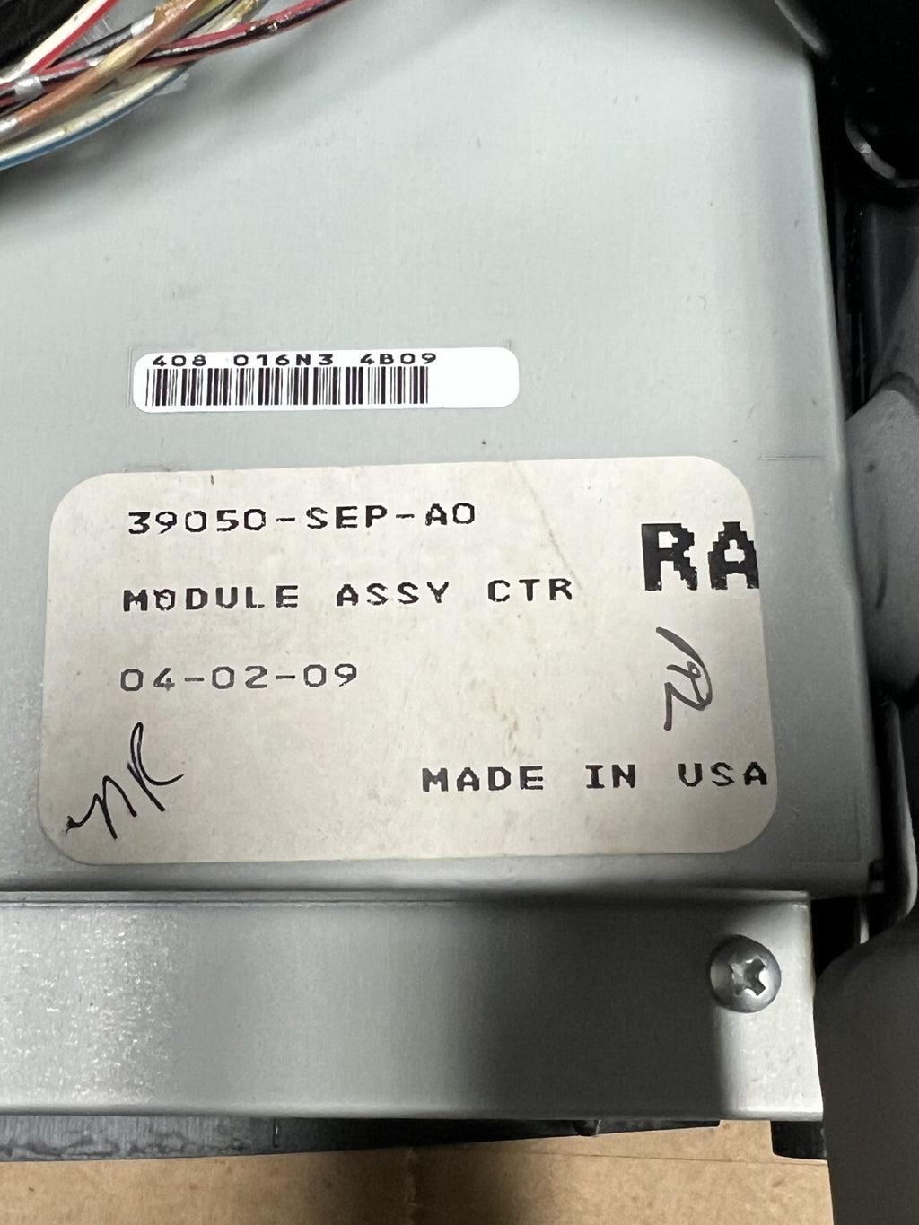 2004-2008 Acura TL Radio Information Display Screen Climate Control 39050 SEP A0