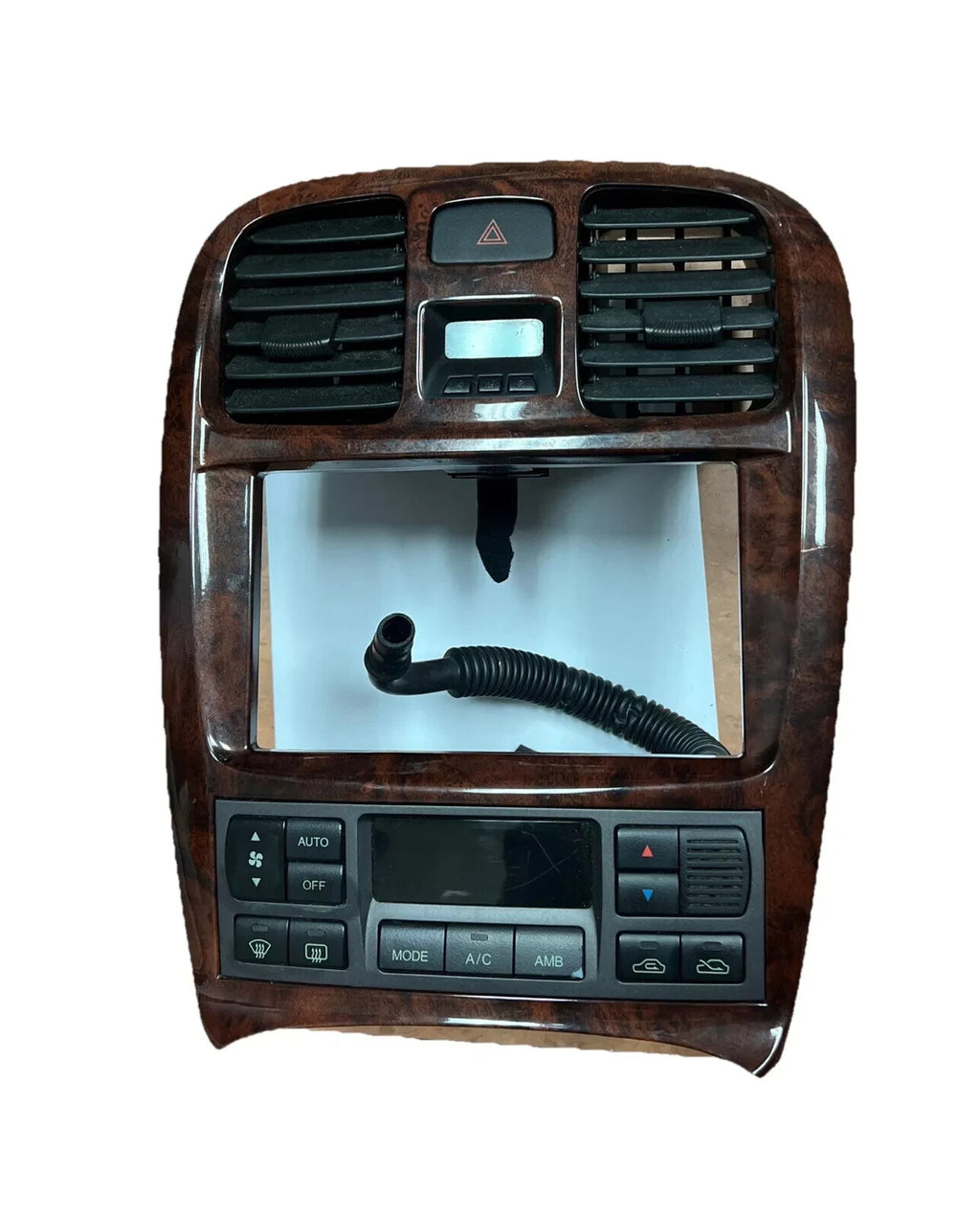 2002-2005 Ac Climate Control Hyundai Sonata Wood Grain Radio Bezel F5AA30224 OEM