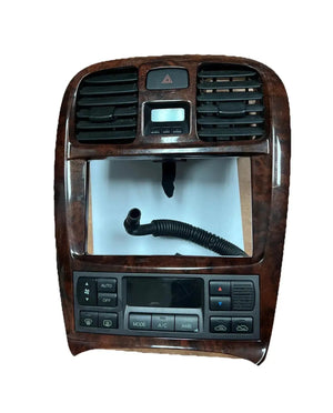 2002-2005 Ac Climate Control Hyundai Sonata Wood Grain Radio Bezel F5AA30224 OEM