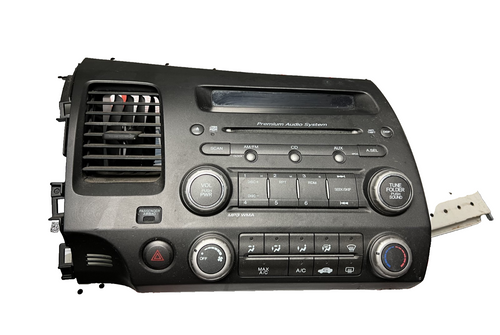2006-2008 Honda Civic Radio Receiver with Temperature Control 39100 SVA A22