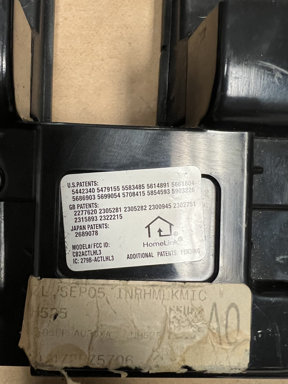 2007-2012 Acura RDX Dome Light Lamp Overhead Console Opener Garage Switch 850075