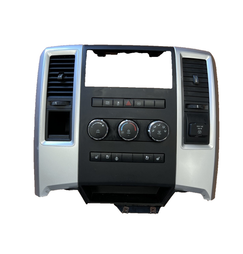 2009-2012 Dodge Ram 1500 2500 AC Climate Control Switch Bezel Trim Assembly