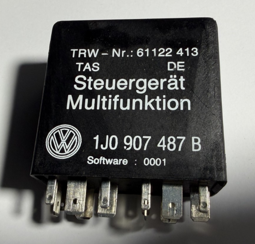 2000-2005 Volkswagen VW Jetta Multi-Function Relay 1J0 907 487 B Black