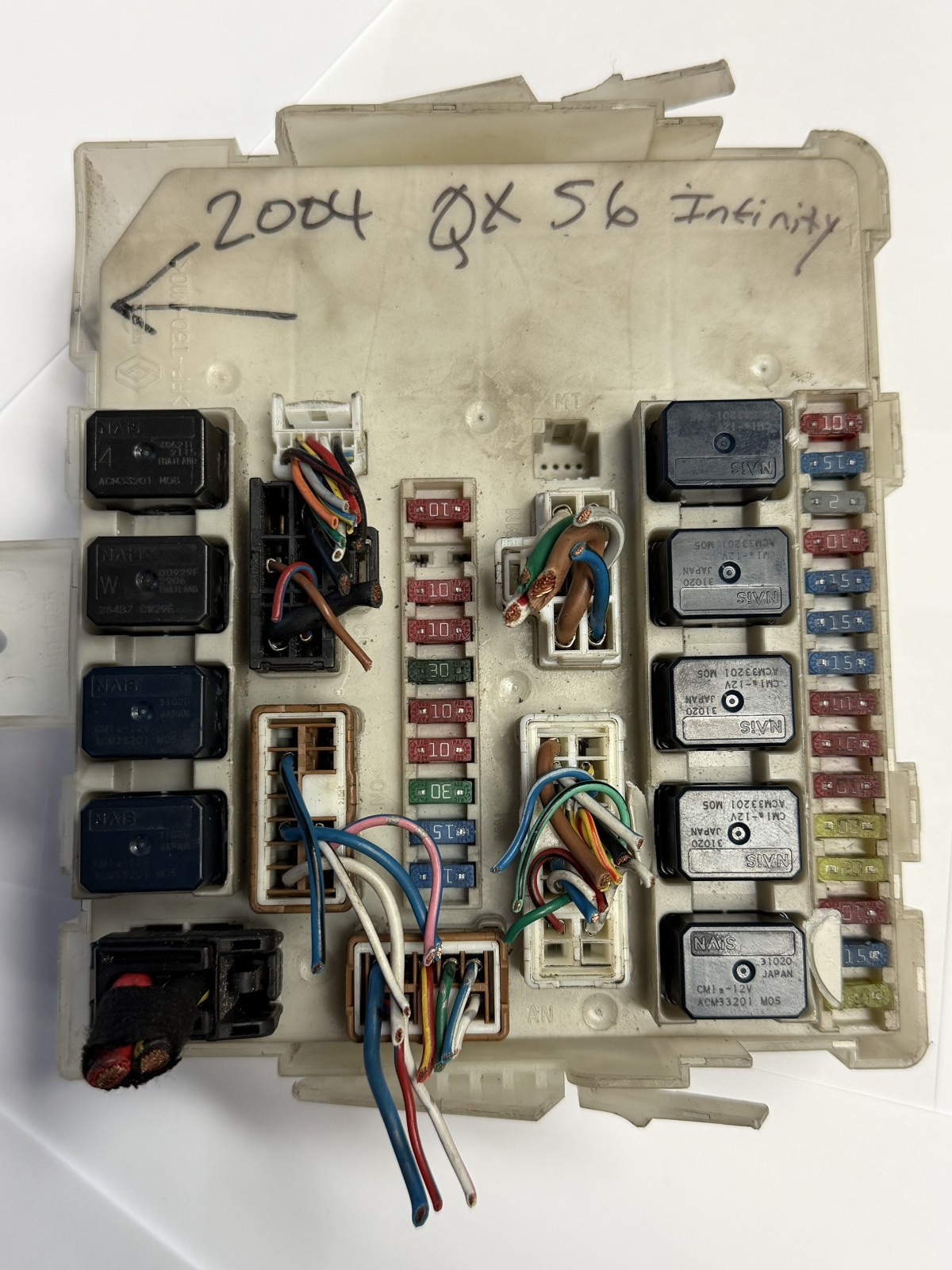 2004 2005 2006 2007 2008 2009 2010 Infiniti QX56 Engine Relay Fuse Box Fusebox