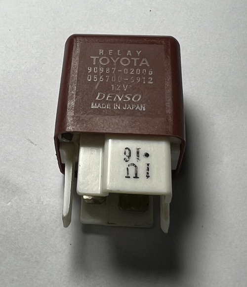 1987-2001 Toyota Camry Headlamp Light 4-Pin Relay 12V 90987-02006,  056700-6912