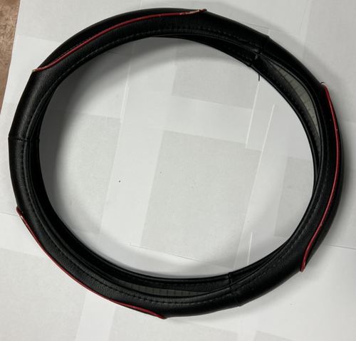 Steering Wheel Cover Black Red for Steering Wheel Protection