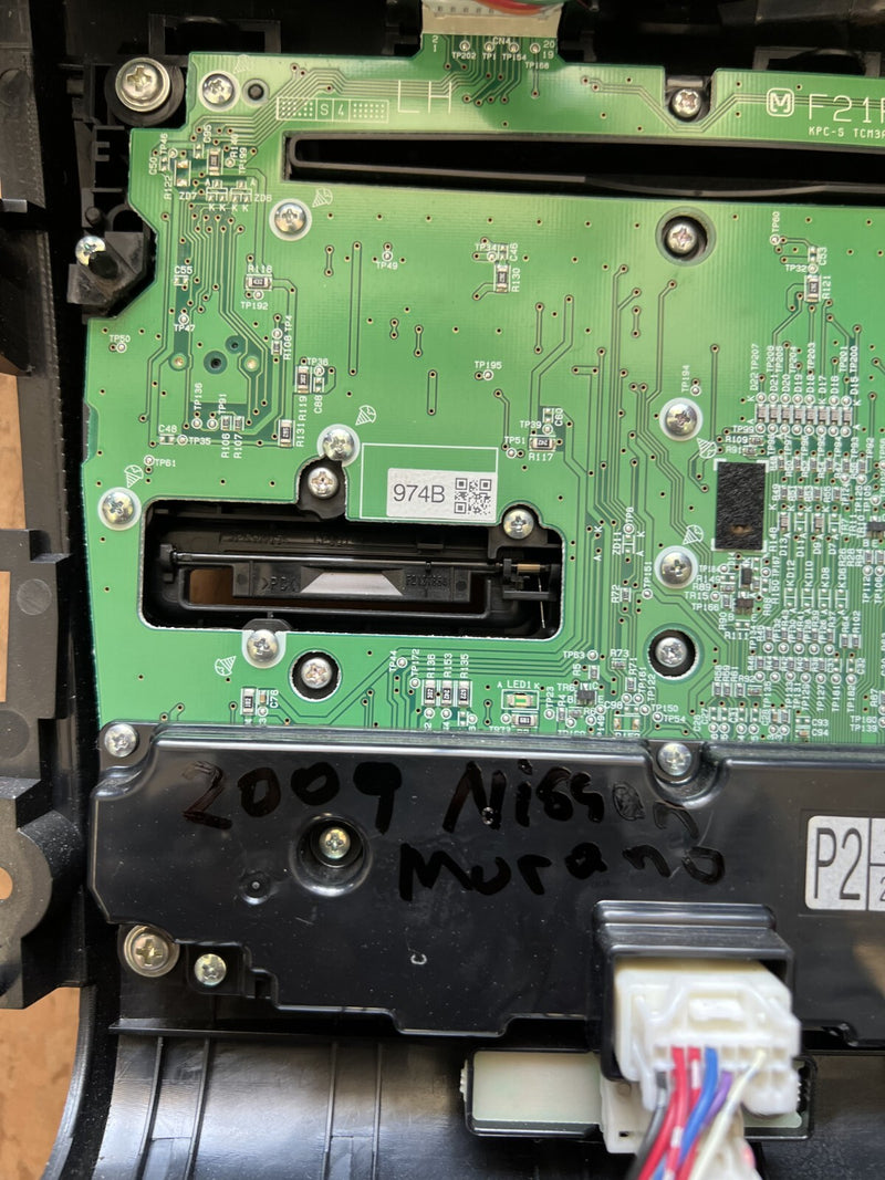 2009-2012 Nissan Murano Radio Climate Nav Control Panel OEM 1AA0B 210151