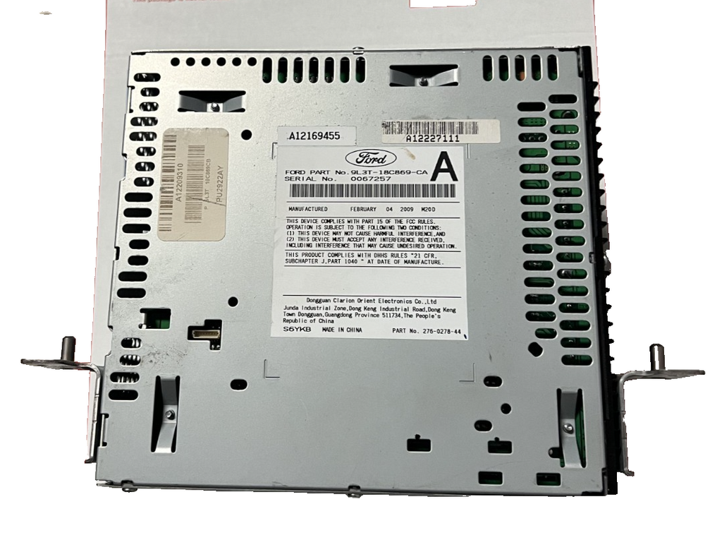 2009-2012 Ford F150 F-150 Pickup Radio CD Single Disc Player 9L3T 18C869 CA