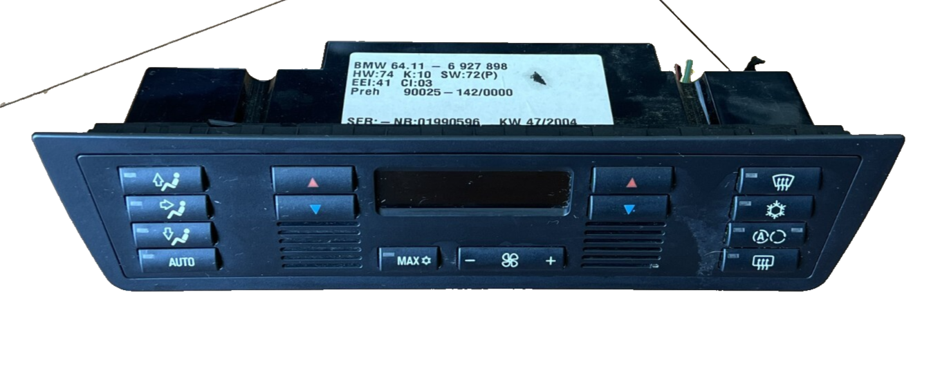 2000-2006 BMW E53 X5 AC Climate Heater Temperature Control OEM 6 927 898
