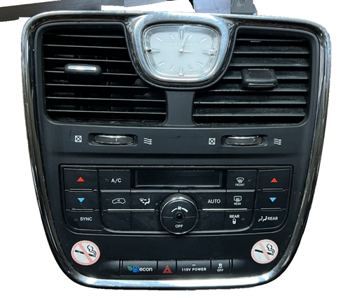 2011-2016 Dodge Caravan Climate Temperature Heater Control Panel 55111236AF