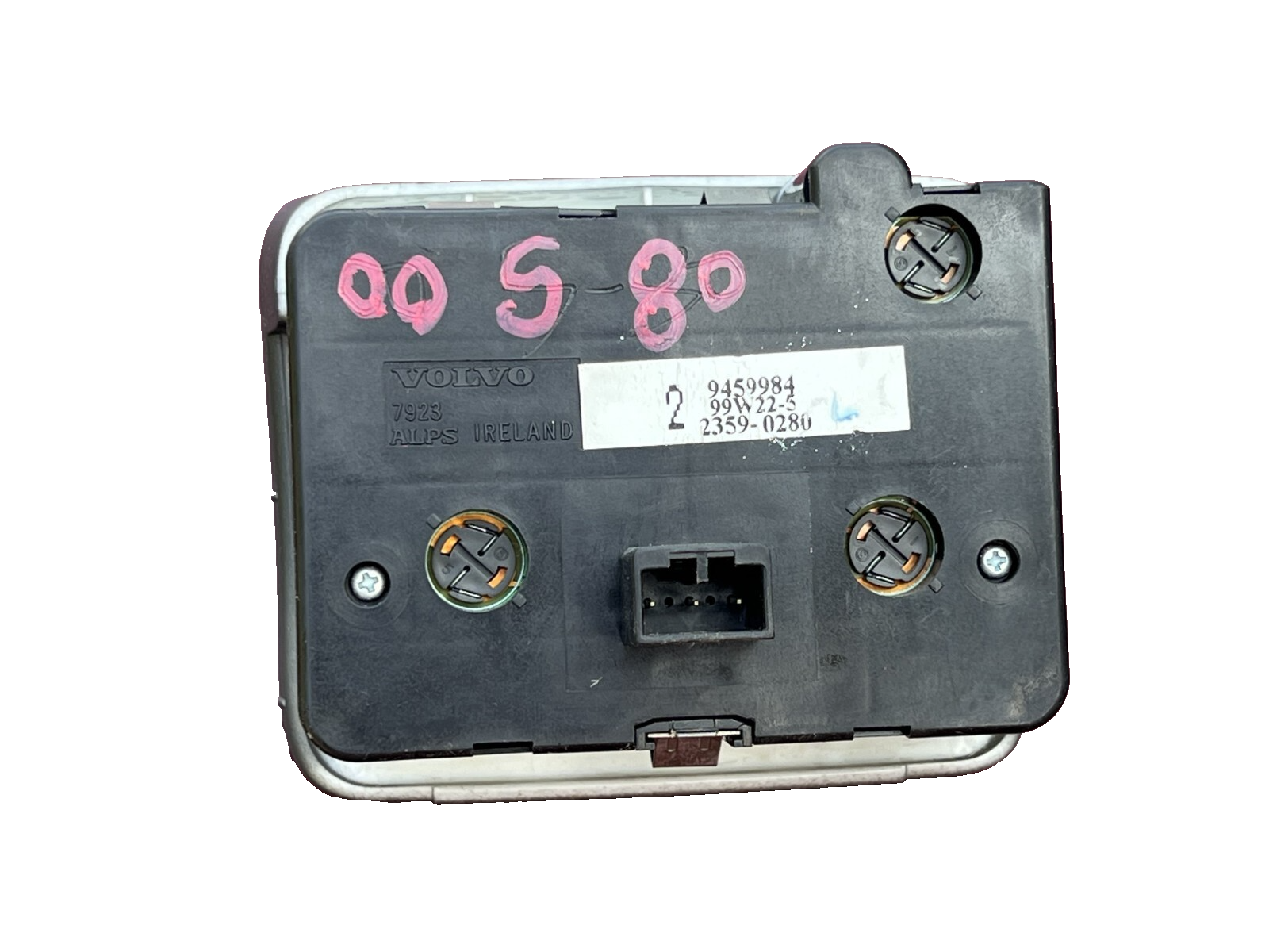 1999 2000 2001 2002 2003 Volvo S80 Headlight Headlamp Control Switch 9459984