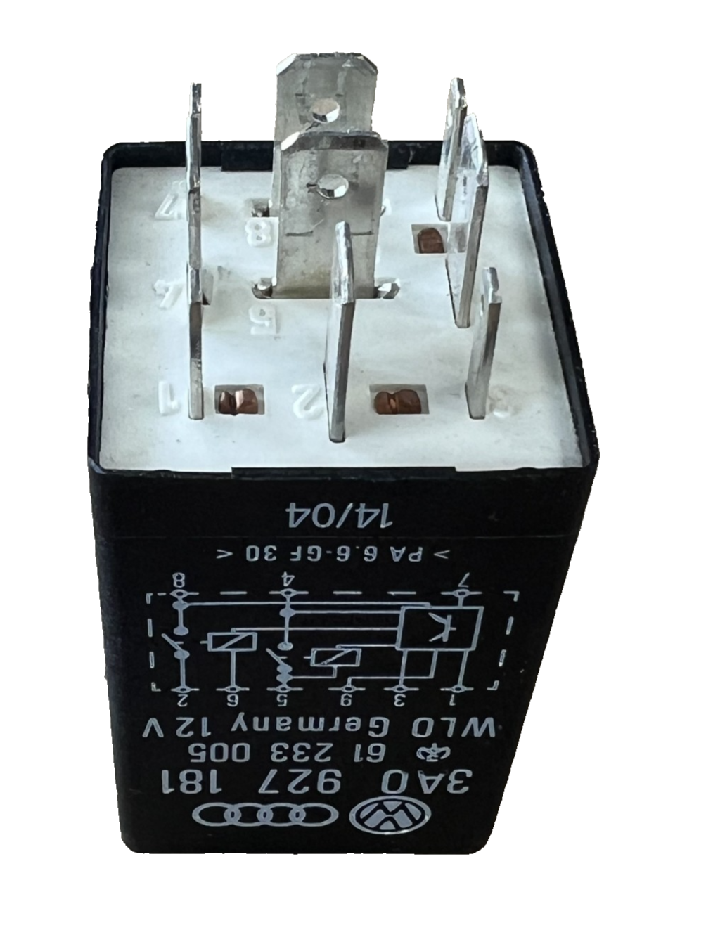 1999-2005 Volkswagen Jetta Accessory Power Relay 3A0 927 181 Black
