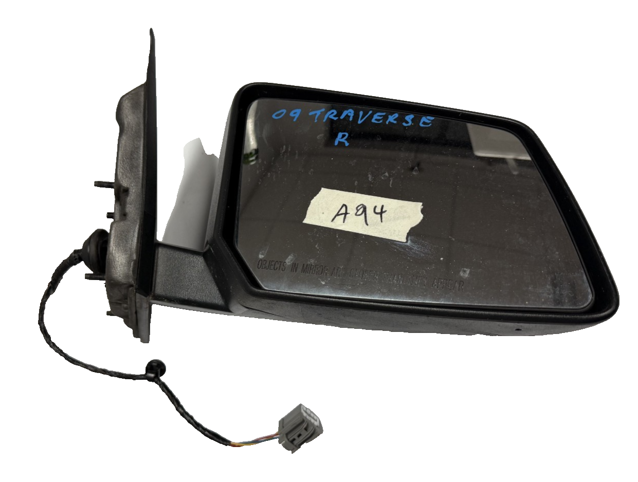 2009-2012 Chevrolet Traverse Side View Door Mirror Right Passenger Side RH