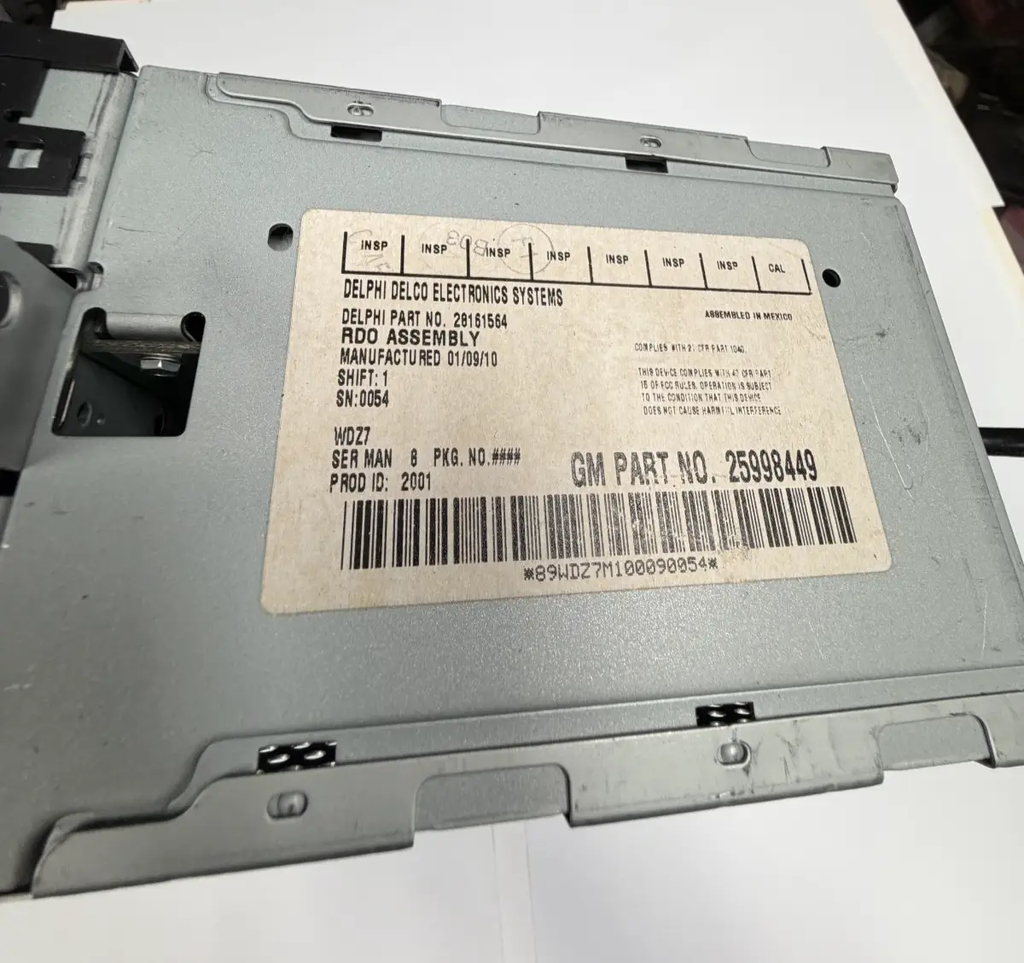 2005-2012 Chevrolet Colorado Single Disc AM FM MP3 Radio Receiver 25998449 by General Motors