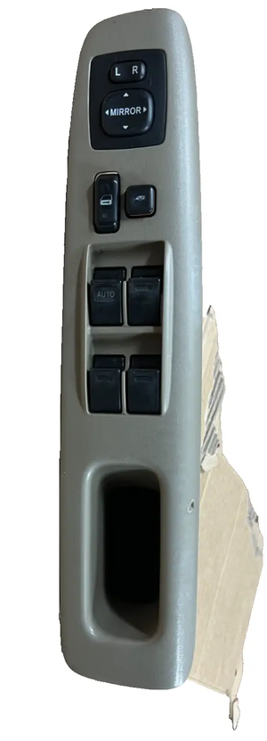 02 03 04 05 06 Toyota Camry Master Window Switch Driver Side Left LH Gray
