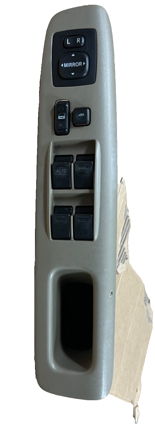 02 03 04 05 06 Toyota Camry Master Window Switch Driver Side Left LH Gray