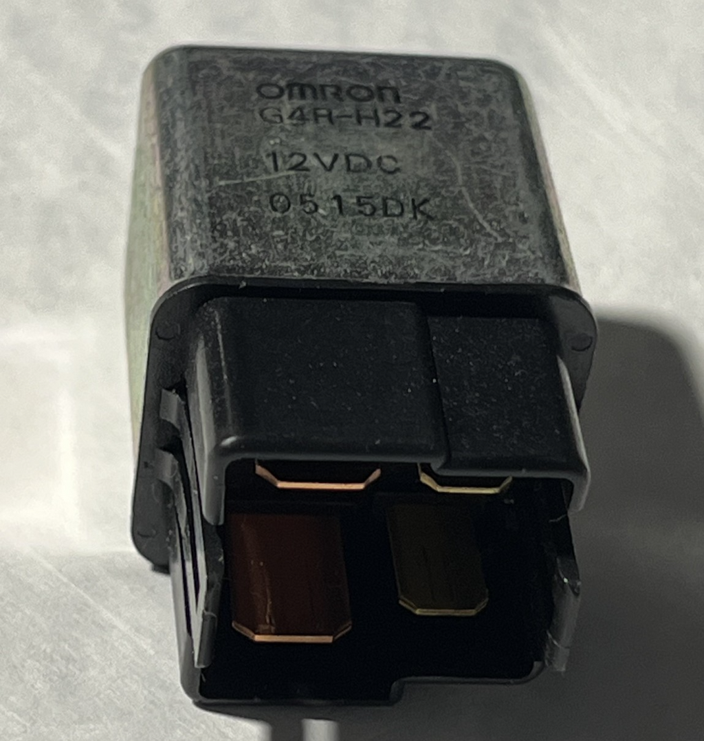 Genuine Omron Relay 12VDC G4R H22, 0515DK fits Honda Acura Silver