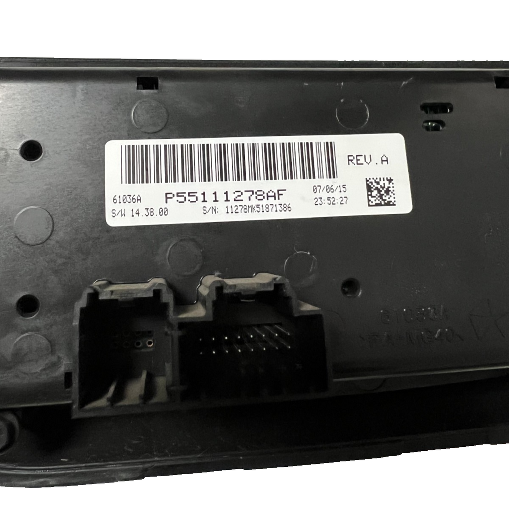 15 2015 Jeep Patriot AC Heater Temperature Climate Control 55111278AF Black
