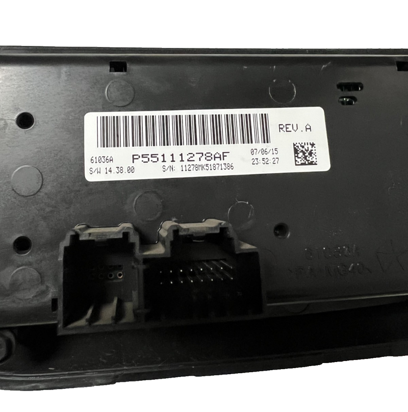 15 2015 Jeep Patriot AC Heater Temperature Climate Control 55111278AF Black