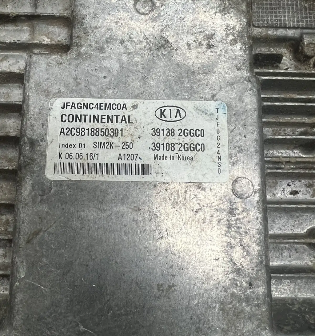 2016 2017 2018 Kia Optima Engine Computer Module OEM 39138 2GGC0, 39108 2GGC0 by Kia