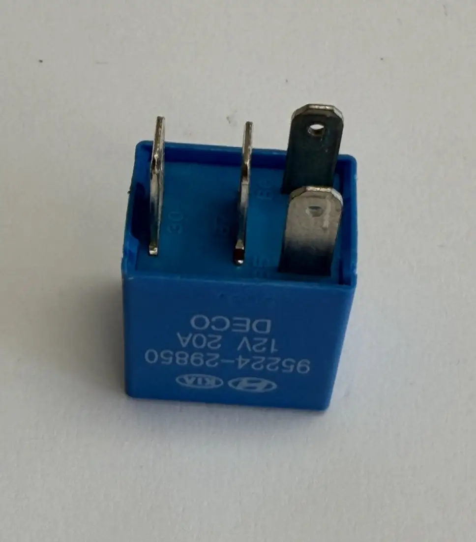 2006-2010 Hyundai Azera 4 Pin Accessory Power Relay 12V 20A 95224 29850 Blue by Hyundai