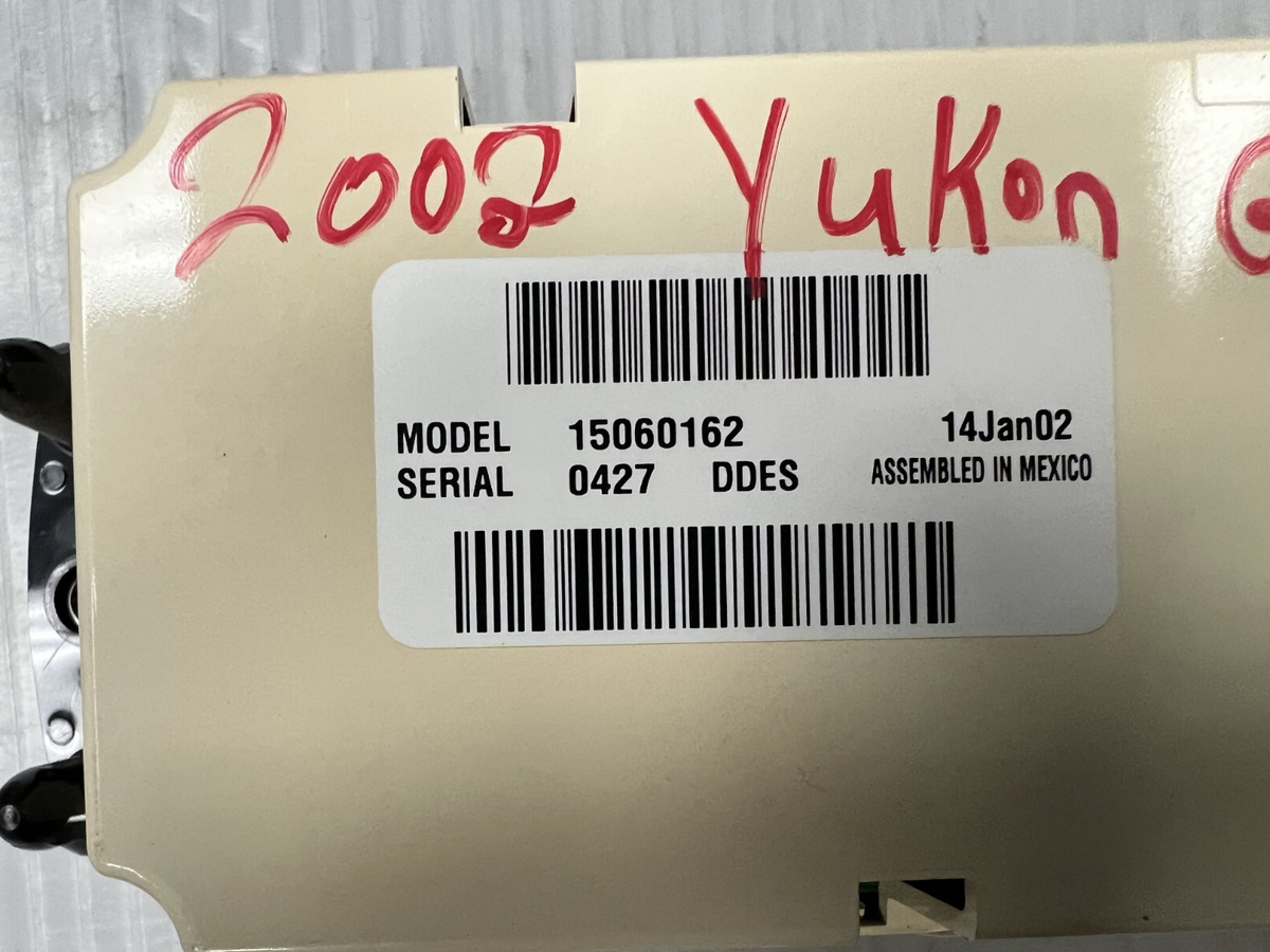 2000-2002 GMC Yukon AC Heater Temperature Climate Control OEM 15060162 by Chevrolet