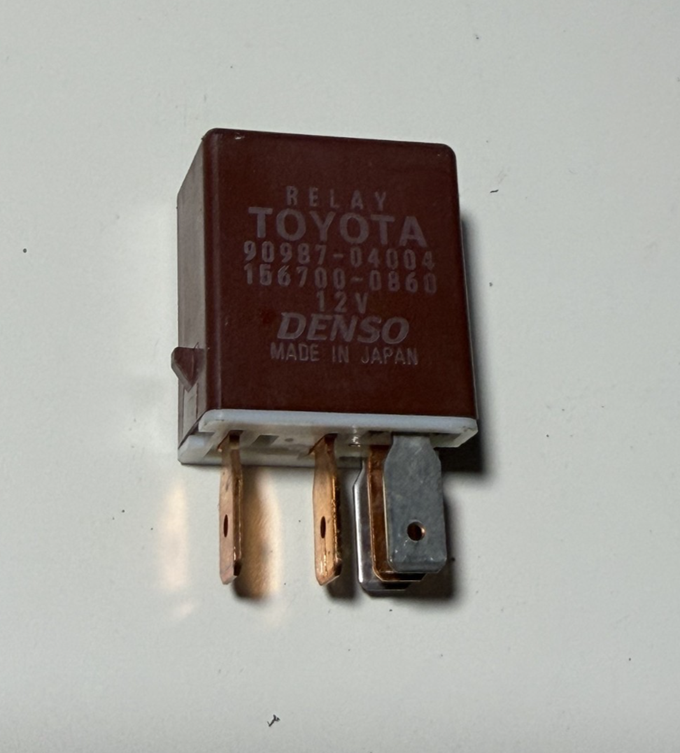 1997-2011 Toyota Camry Cooling Fan Relay 12V 90987 04004, 156700 0860 Brown