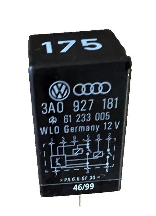 99 00 01 02 03 04 05 Volkswagen Jetta Accessory Power Relay 3A0 927 181