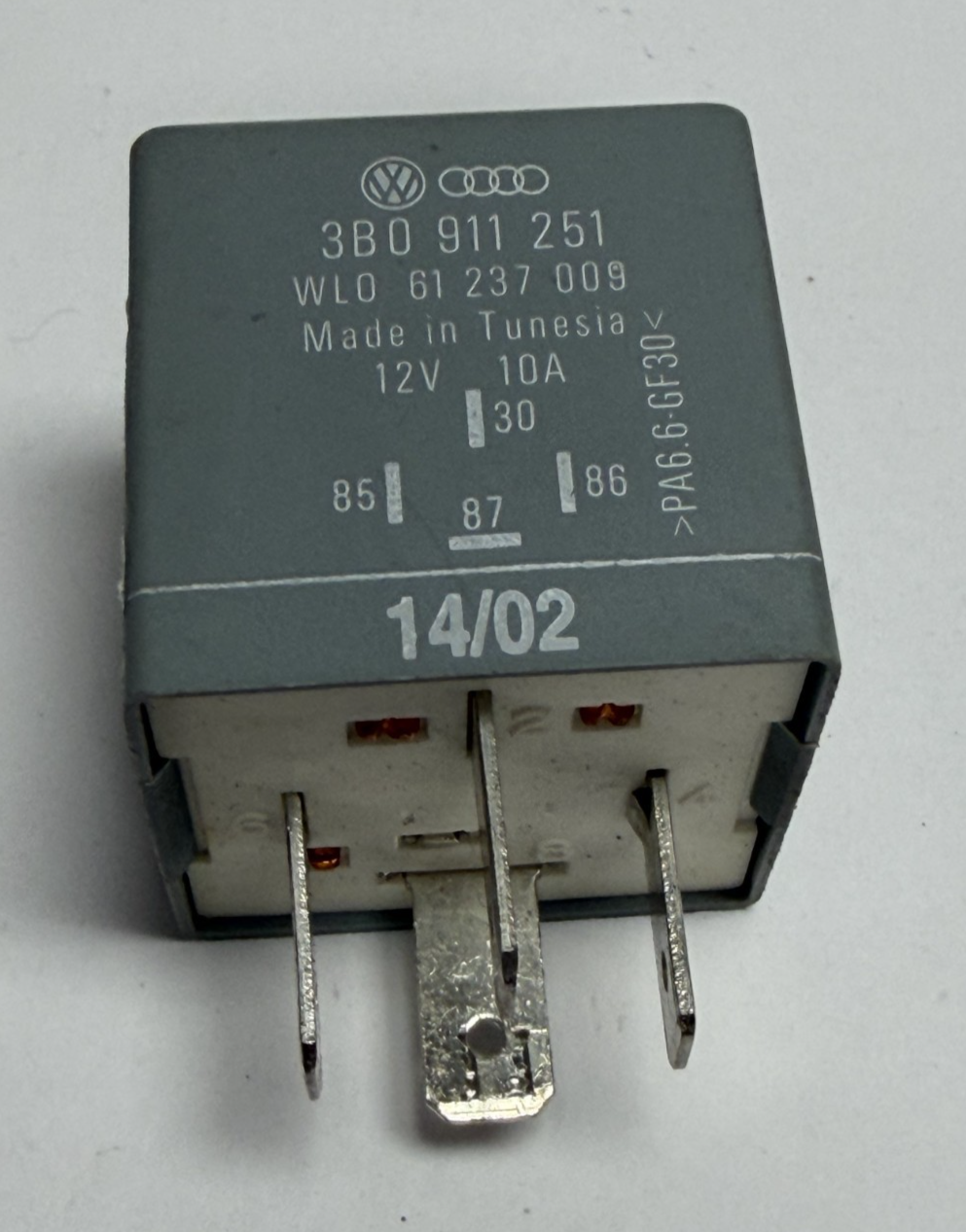2001-2002 Volkswagen Jetta Starter Relay 12V 10A 3B0 911 251, WL0 61 237 009