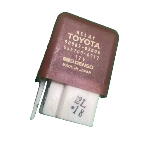 1986-2002 Toyota 4Runner Headlamp Light 4-Pin Relay 12V OEM 90987-02006