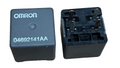 2pcs Genuine Omron 4 Pin Relay 04692141AA Black fits Chrysler Dodge Jeep