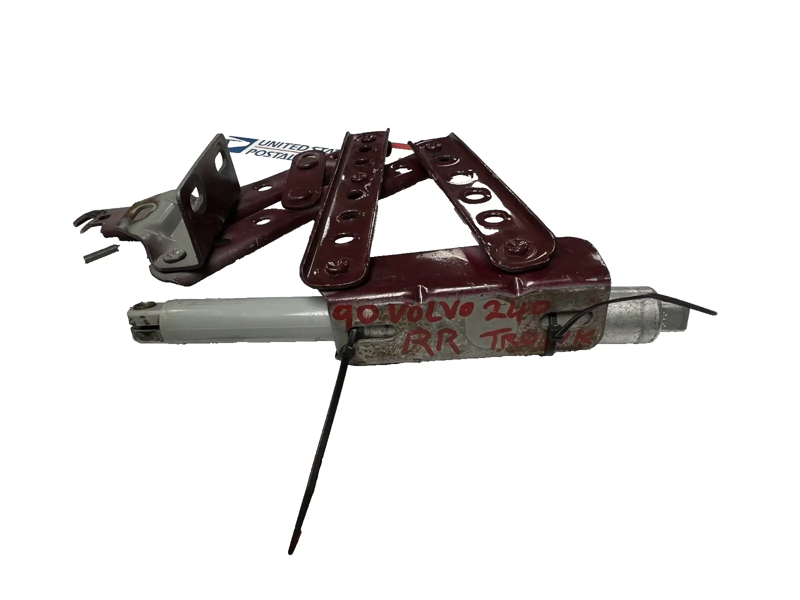 90 1990 Volvo 240 Trunk Hinge Assembly Rear Right RH OEM 1254057 7238 by Volvo