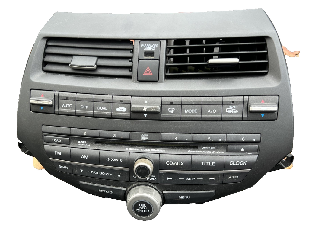 Dash AM FM Radio Stereo CD Player Receiver DEX 3127XZHS2 fits 08-12 Honda Accord