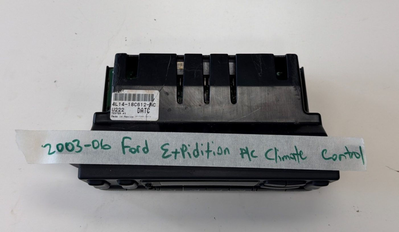 2003-2006 Ford Expedition AC Temperature Climate Control 4L14 18C612 AC Black