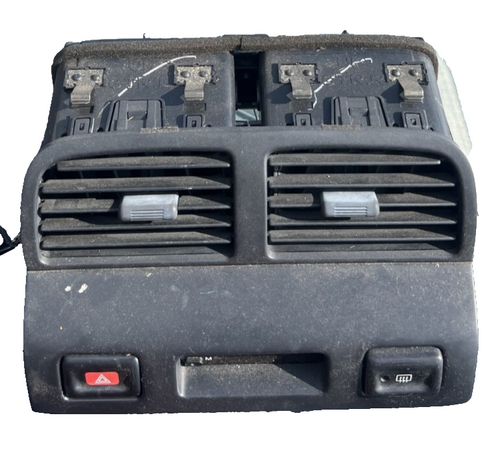 1995-1999 Nissan Maxima Top Upper Center AC Air Vents Dash Clock Hazard Switch