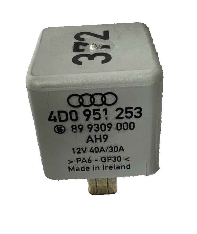 Fuel Pump Relay 12V 40A 30A 4D0 951 253 fits 1992-2004 Audi S4 S6 A4